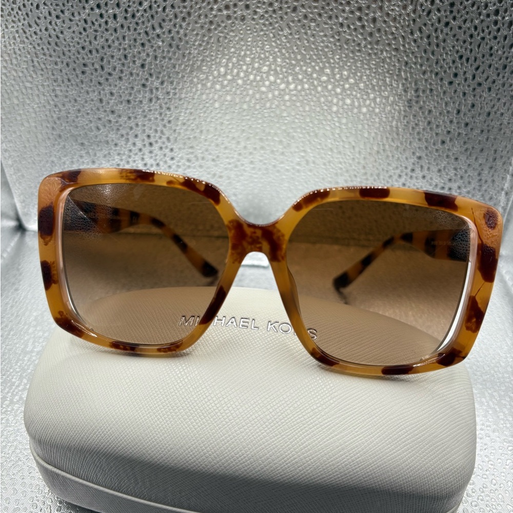 Michael Kors Brown Patterned Sunglasses